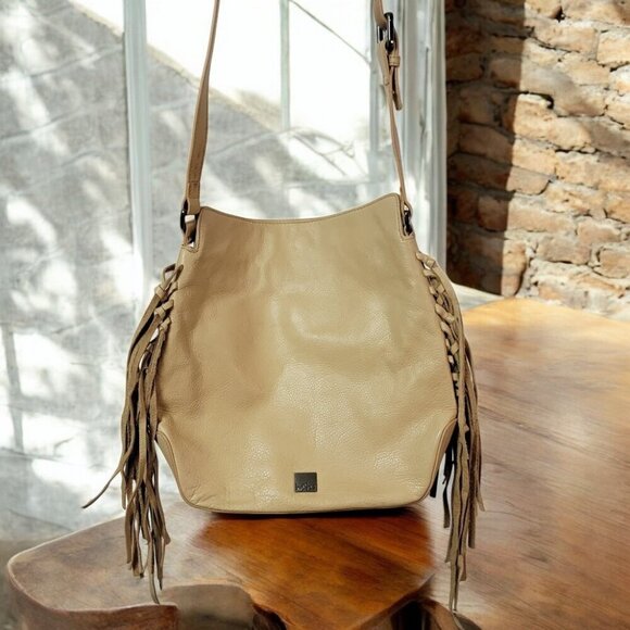 KOOBA Stevie Hobo Fringe Crossbody Bag - Super Cute - Picture 1 of 13